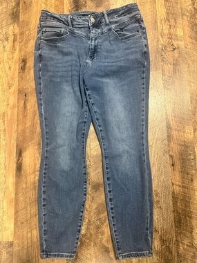 Judy Blue Skinny Jeans in Faded Blue Wash